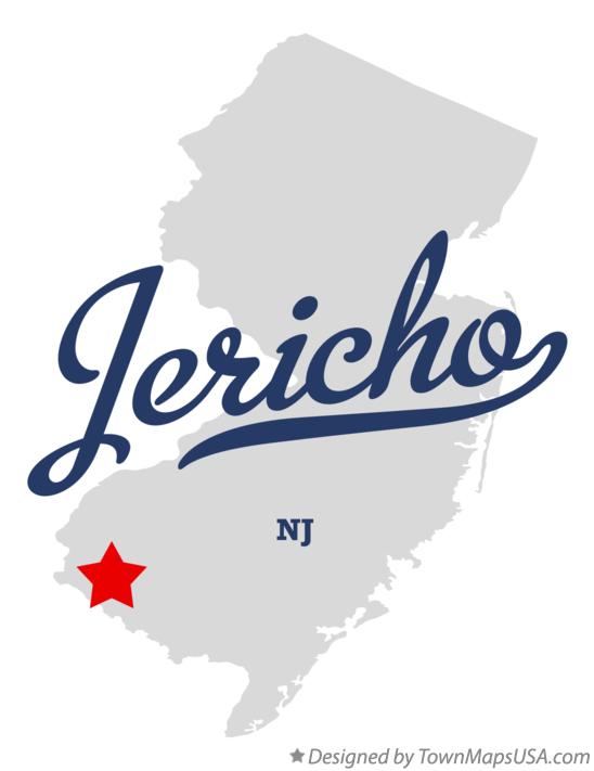 Map of Jericho New Jersey NJ