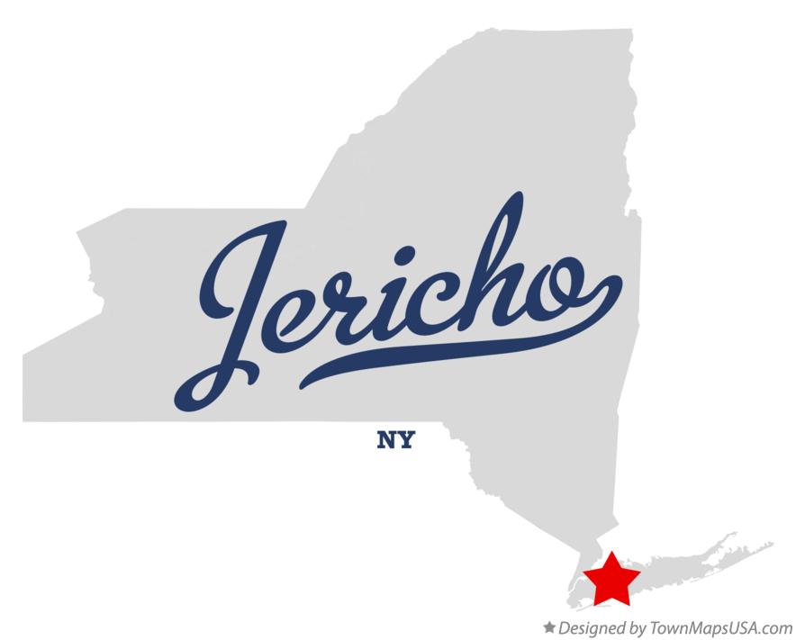 Map of Jericho New York NY