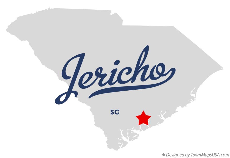 Map of Jericho South Carolina SC