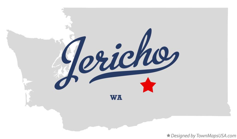 Map of Jericho Washington WA