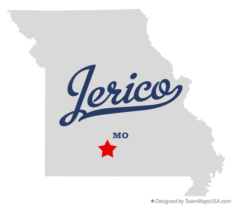 Map of Jerico Missouri MO