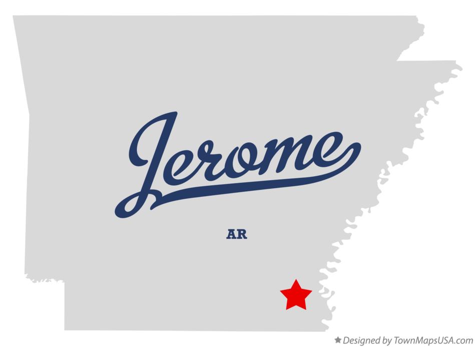 Map of Jerome Arkansas AR