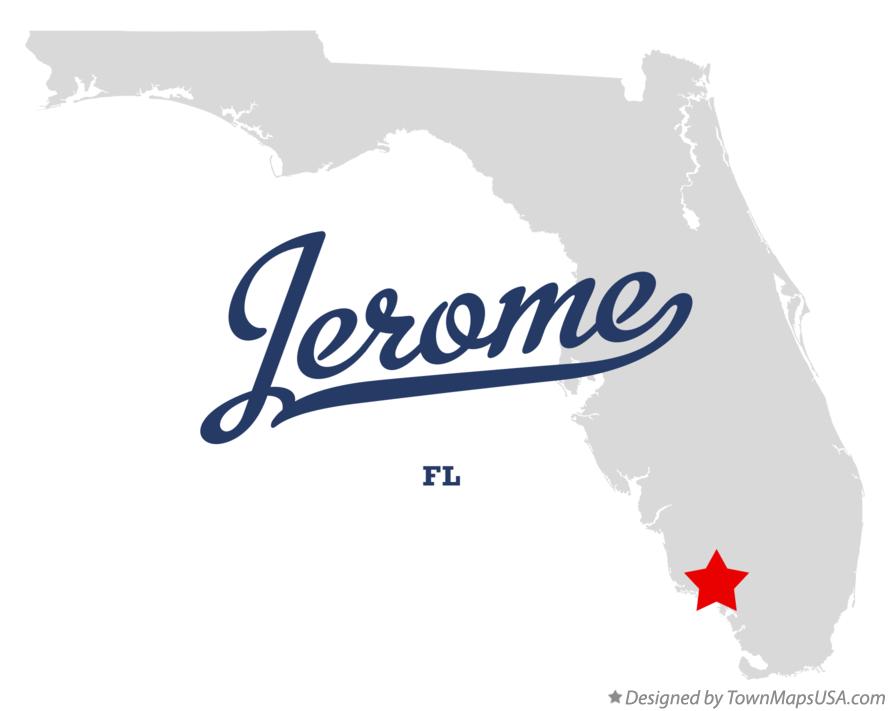 Map of Jerome Florida FL