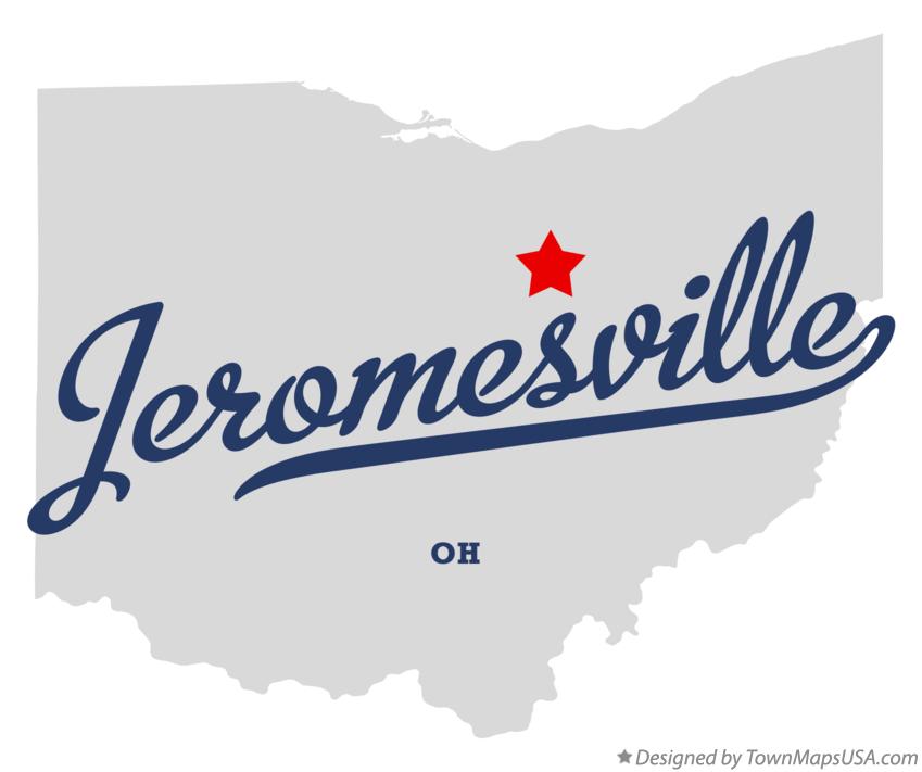 Map of Jeromesville Ohio OH