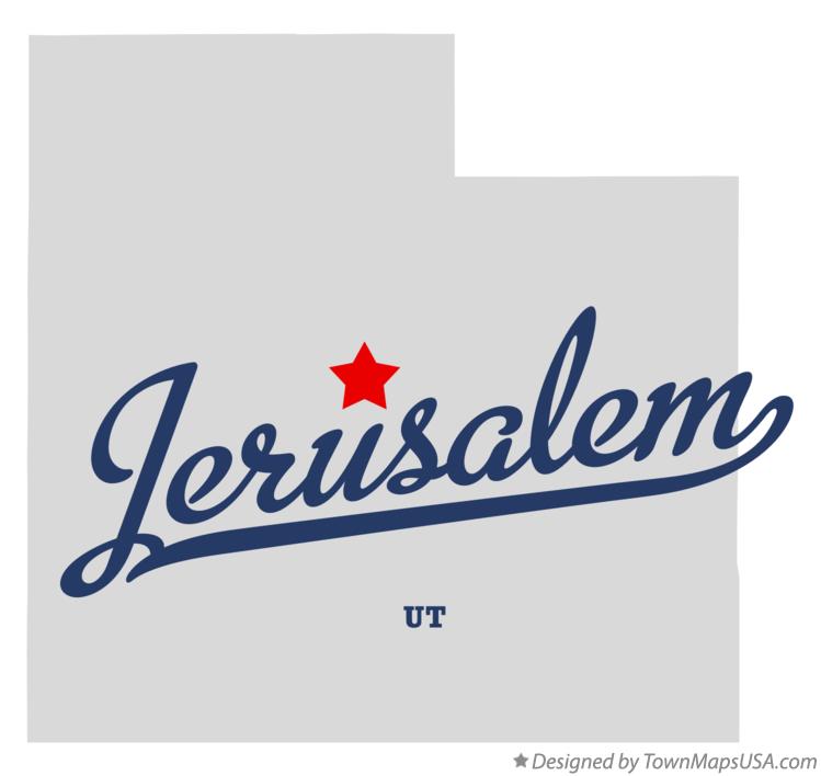 Map of Jerusalem Utah UT