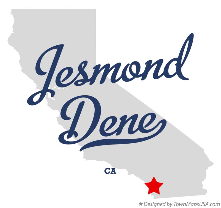 Map of Jesmond Dene California CA