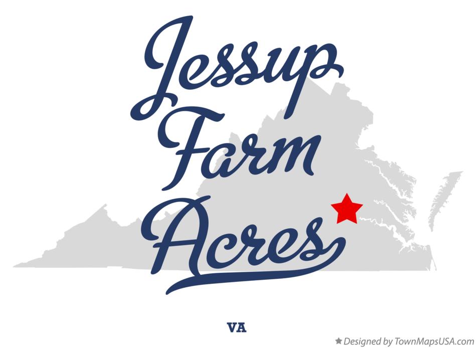 Map of Jessup Farm Acres Virginia VA