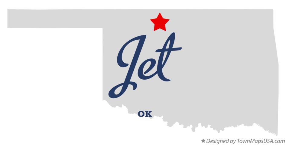 Map of Jet Oklahoma OK