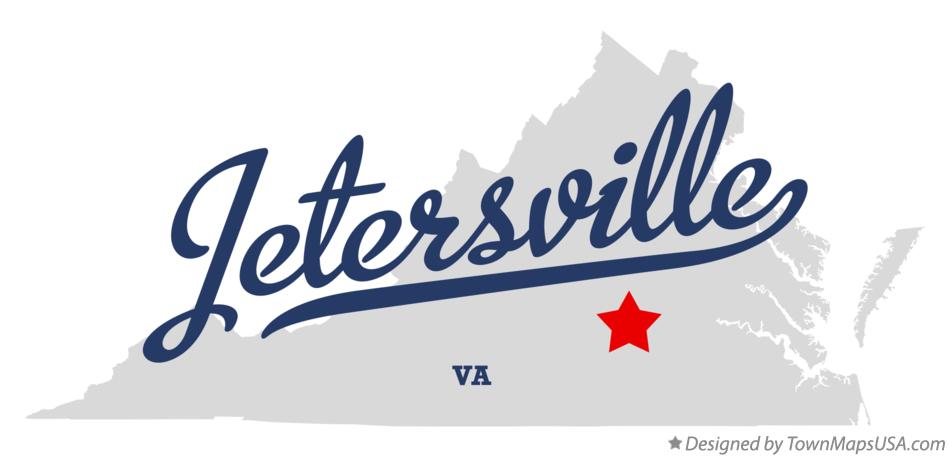 Map of Jetersville Virginia VA