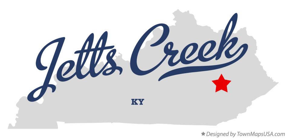 Map of Jetts Creek Kentucky KY