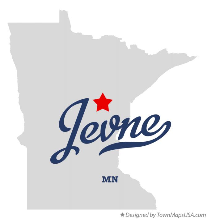 Map of Jevne Minnesota MN