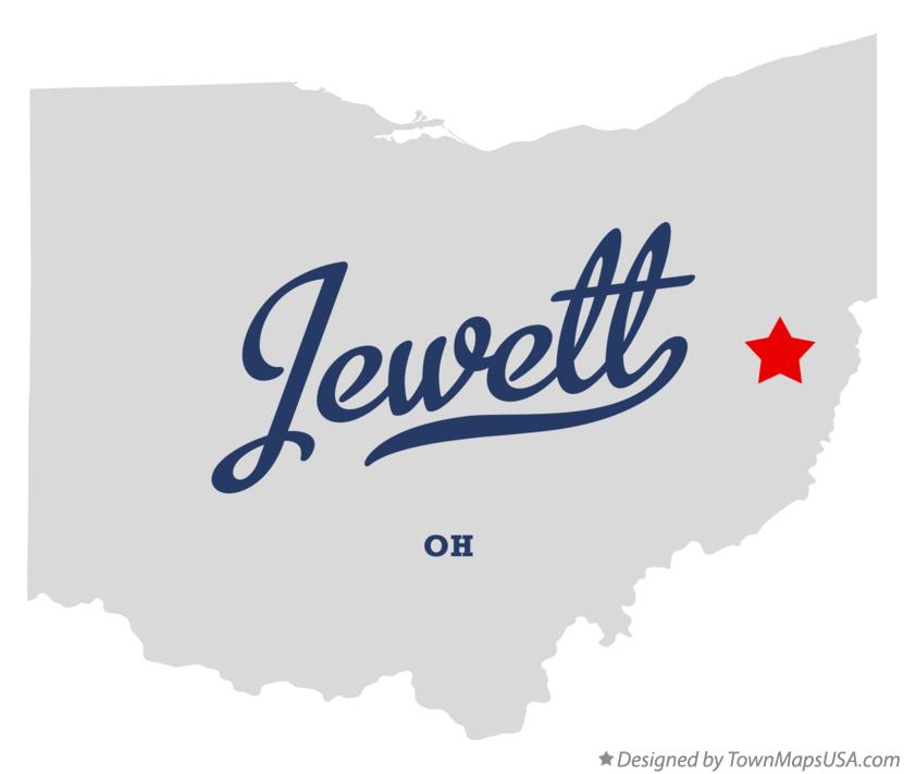 Map of Jewett Ohio OH
