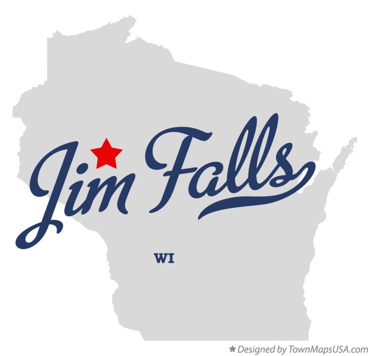 Map of Jim Falls Wisconsin WI
