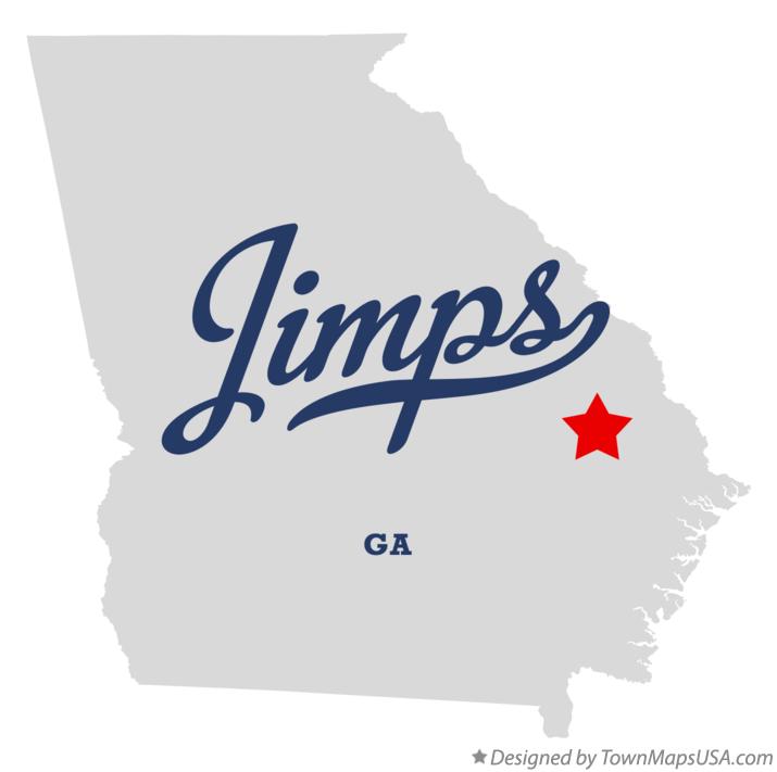 Map of Jimps Georgia GA