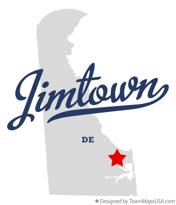 Map of Jimtown Delaware DE