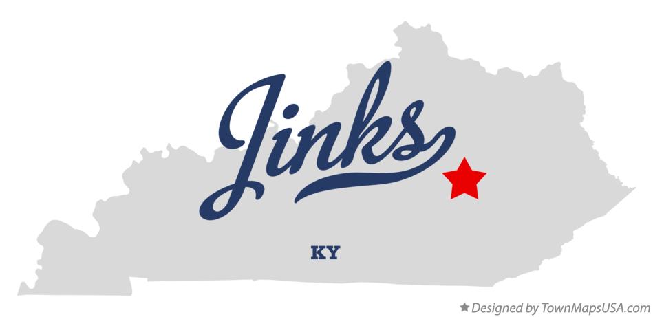 Map of Jinks Kentucky KY