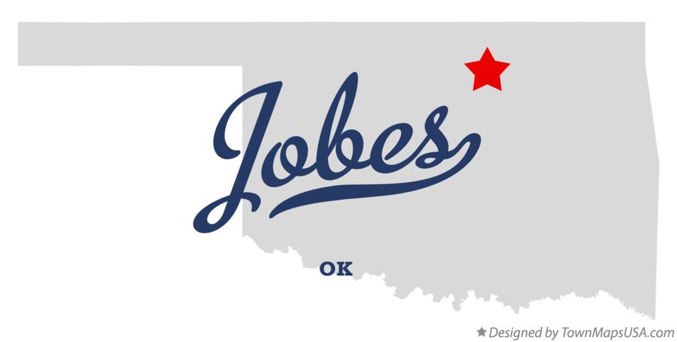 Map of Jobes Oklahoma OK