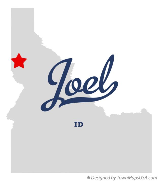 Map of Joel Idaho ID