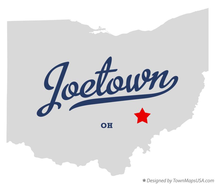 Map of Joetown Ohio OH