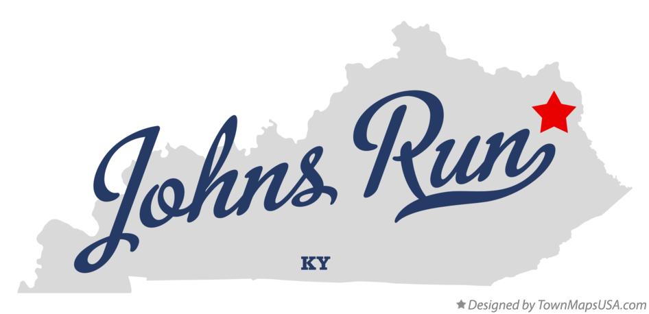 Map of Johns Run Kentucky KY