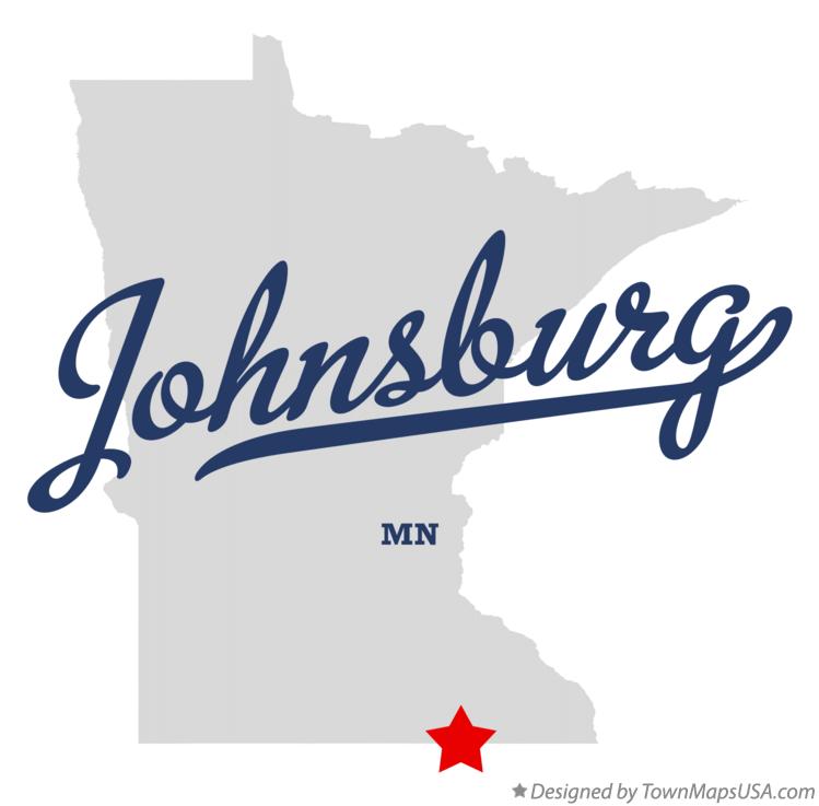 Map of Johnsburg Minnesota MN