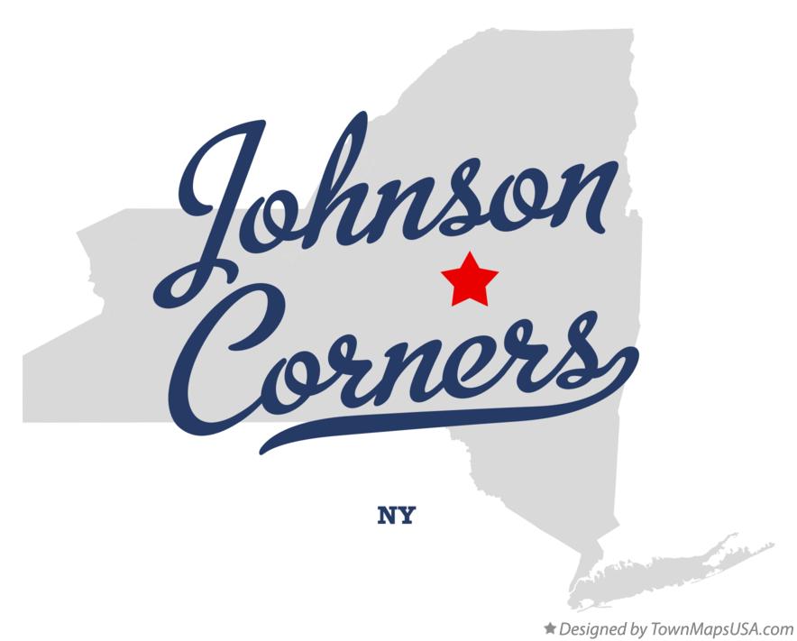 Map of Johnson Corners New York NY