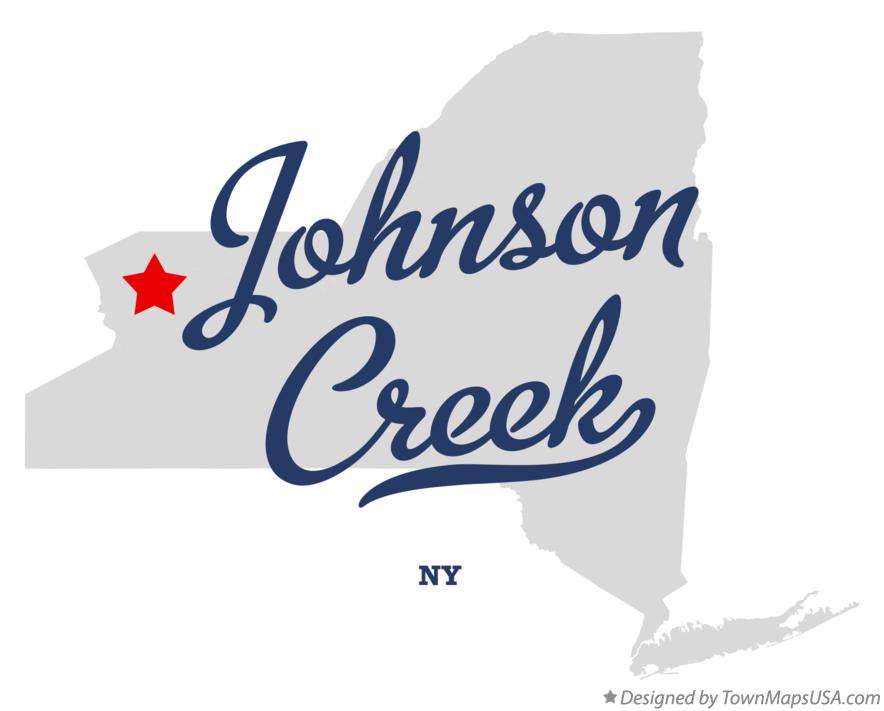 Map of Johnson Creek New York NY