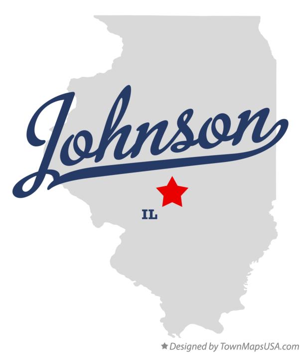Map of Johnson Illinois IL