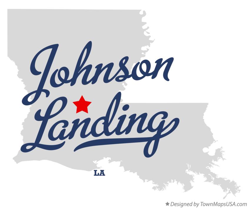 Map of Johnson Landing Louisiana LA