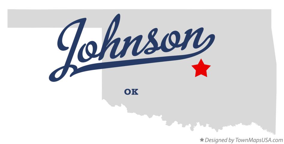Map of Johnson Oklahoma OK