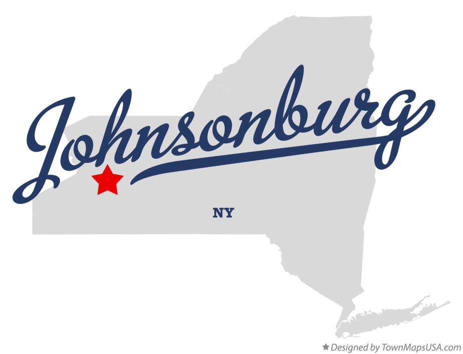 Map of Johnsonburg New York NY