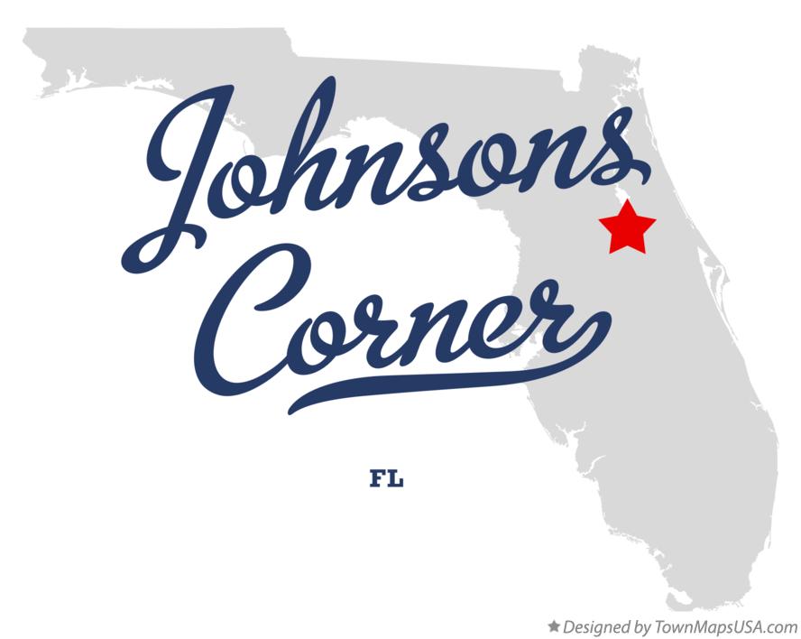 Map of Johnsons Corner Florida FL