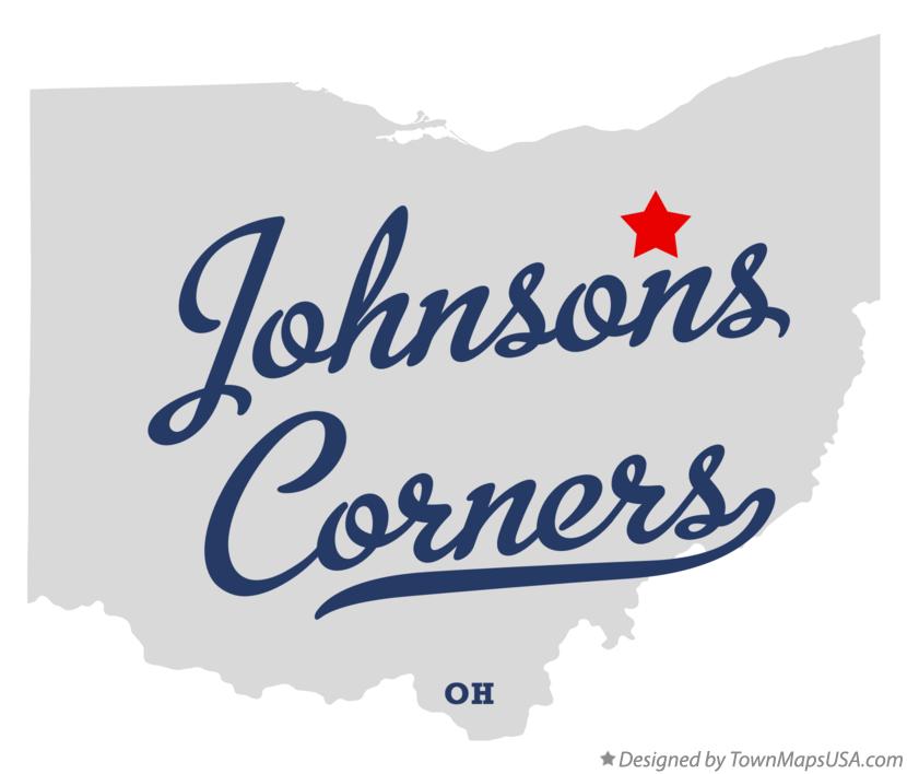 Map of Johnsons Corners Ohio OH