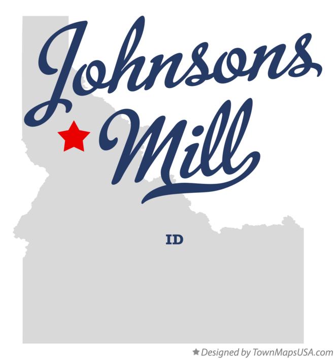 Map of Johnsons Mill Idaho ID