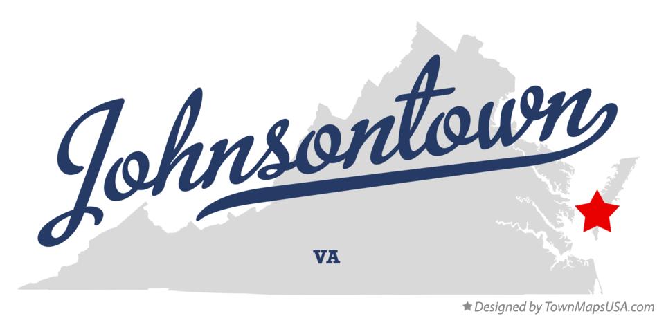Map of Johnsontown Virginia VA
