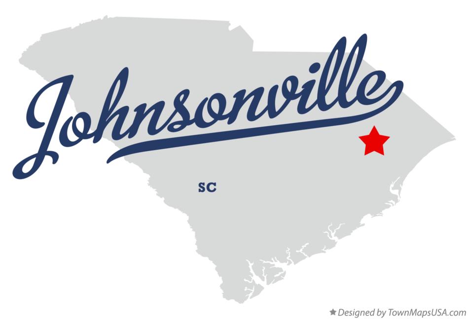 Map of Johnsonville South Carolina SC