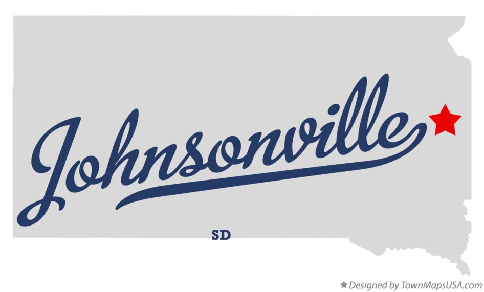 Map of Johnsonville South Dakota SD