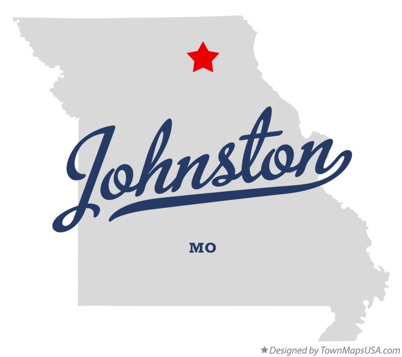 Map of Johnston Missouri MO