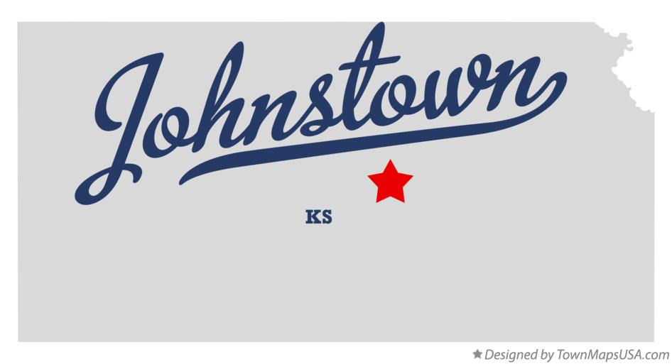 Map of Johnstown Kansas KS