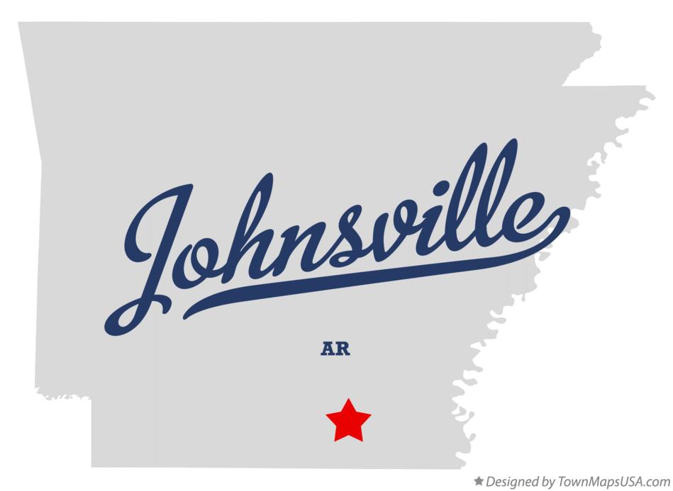 Map of Johnsville Arkansas AR
