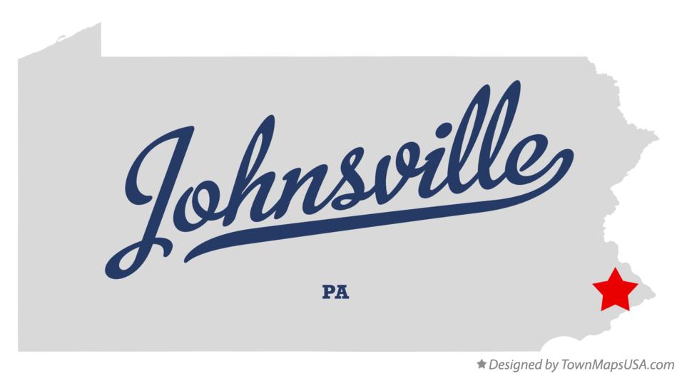 Map of Johnsville Pennsylvania PA