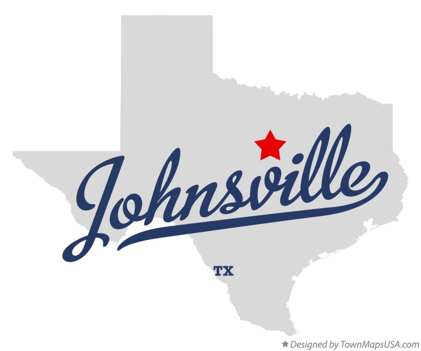 Map of Johnsville Texas TX