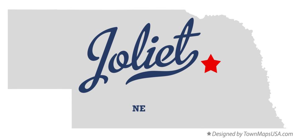 Map of Joliet Nebraska NE