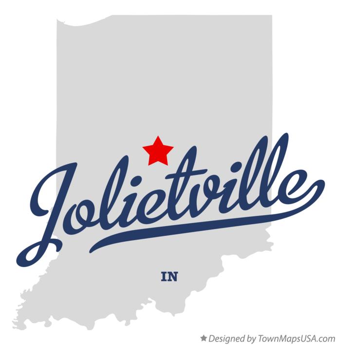 Map of Jolietville Indiana IN