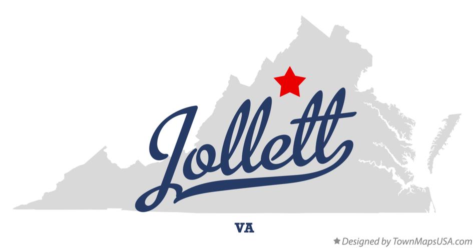 Map of Jollett Virginia VA