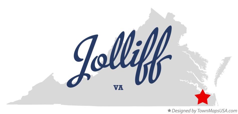 Map of Jolliff Virginia VA