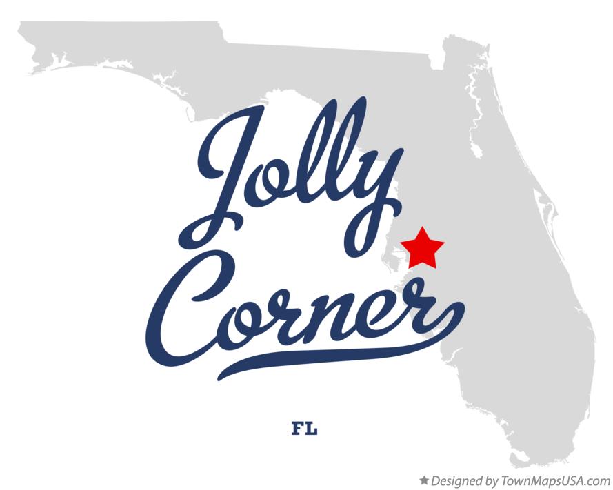 Map of Jolly Corner Florida FL