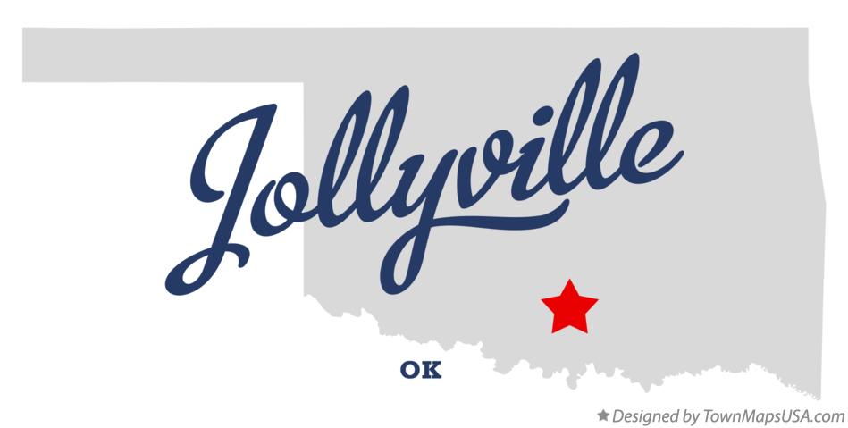 Map of Jollyville Oklahoma OK