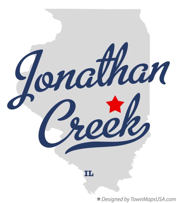 Map of Jonathan Creek Illinois IL