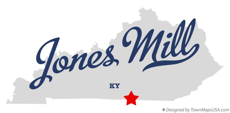 Map of Jones Mill Kentucky KY